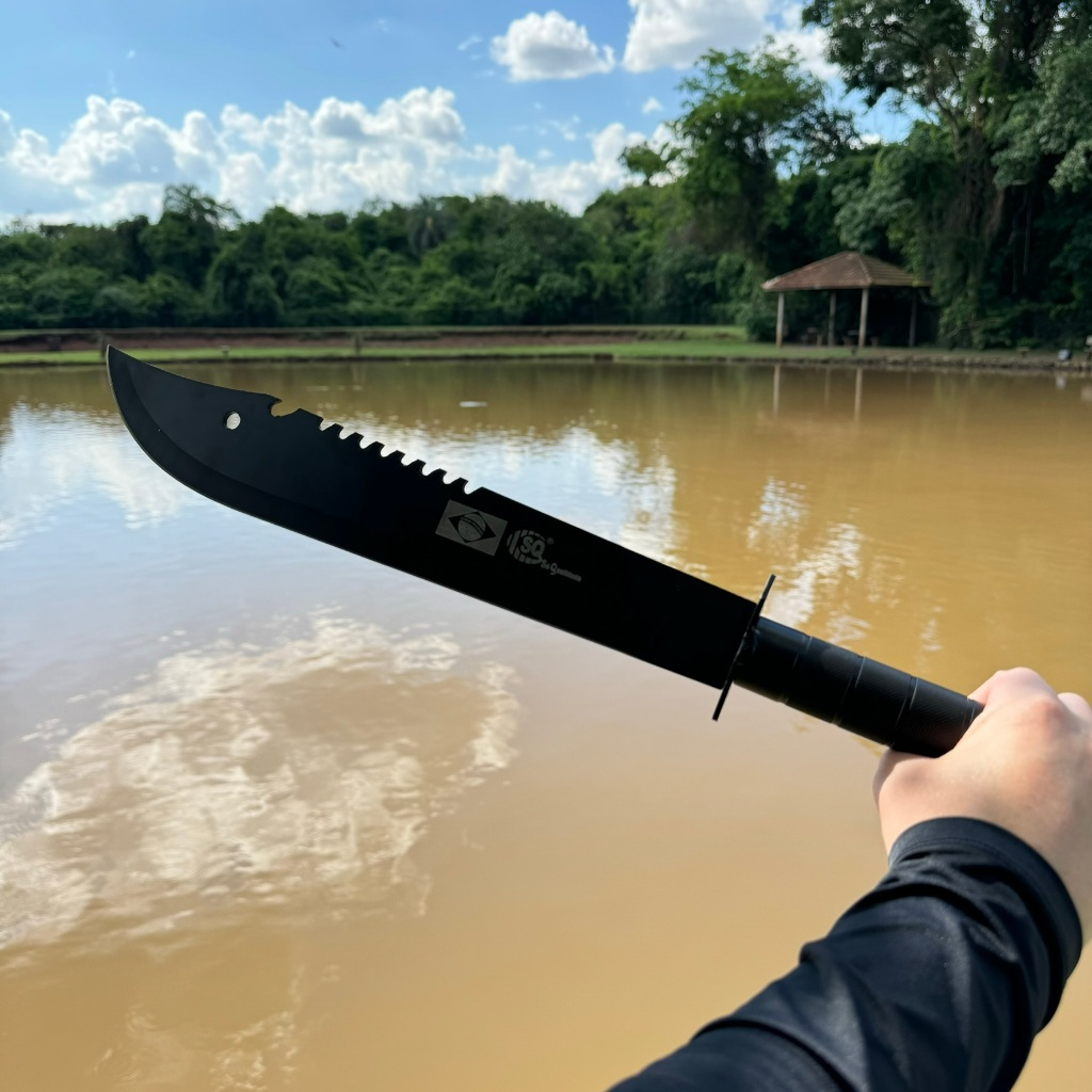 Faca militar afiado tático camping com bainha roça