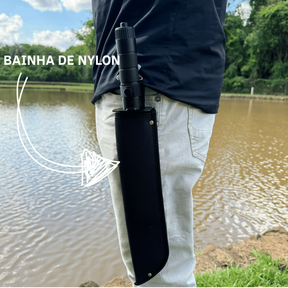 Faca militar afiado tático camping com bainha roça