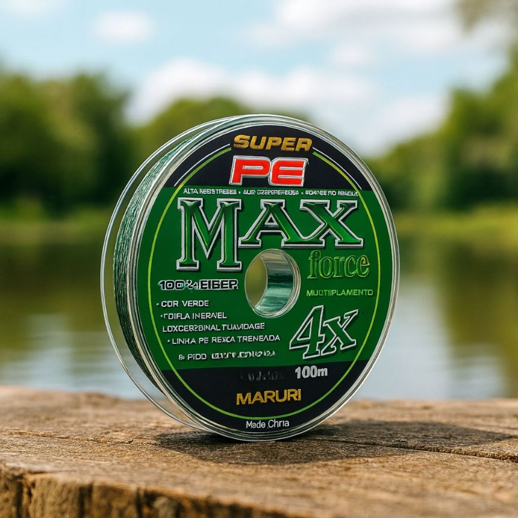 Linha de Pesca Multifilamento Max Force 4X Maruri 100 Metros