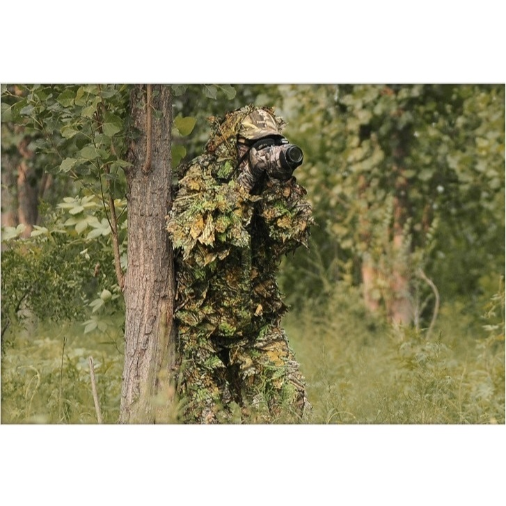 Roupa Camuflada Ghillie Sniper 3d Tamanho GG / XGG (calça+jaqueta)