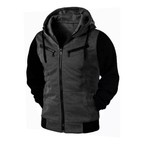 Casaco Blusa De Frio Com Capuz e Zíper Moletom Unissex