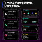 Zeblaze Stratos 3 PRO Smartwatch AMOLED 1.43" esportes Relógio Inteligente GPS 18 dia de espera IP68