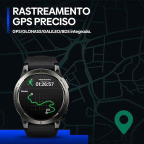 Zeblaze Stratos 3 PRO Smartwatch AMOLED 1.43" esportes Relógio Inteligente GPS 18 dia de espera IP68