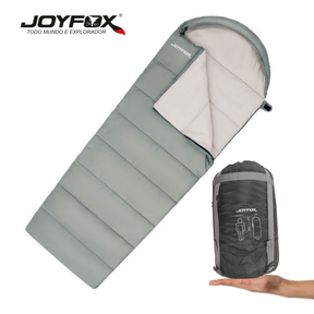 Saco De Dormir Térmico Casal Ou Solteiro Patchworkable Lavável À Máquina Set 2 Ultralight Joyfox -1,5ºc À -3,5ºc Camping