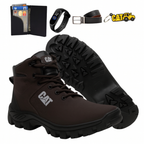 Bota Botina Coturno Masculino Impermeável Em Couro