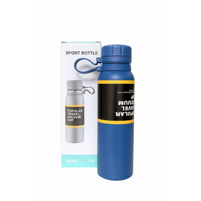 Garrafa Térmica 800ml em Aço Inoxidavel Modelo Travel à Vácuo Esportes Quente & Frio