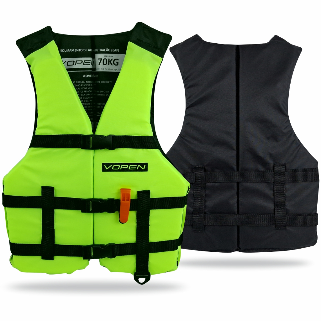 Colete Flutuador Pesca Vopen 30kg 50kg 70kg 90kg 110kg 130kg