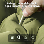 Colchão Inflável 203x136x10cm Automático De Casal Sleeping Pad Ar Externo Portátil De Acampamento