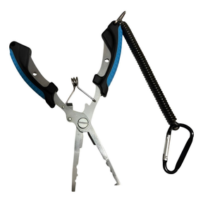 Alicate Multifuncional Para Pescaria Com Estojo de Proteção e Corda de Segurança