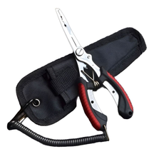 Alicate Multifuncional Para Pescaria Com Estojo de Proteção e Corda de Segurança