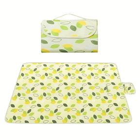 Tapete Piquenique Portátil Dobrável 200X200cm Impermeavel À Prova De Umidade Prático Fácil Transporte Para Praia Camping