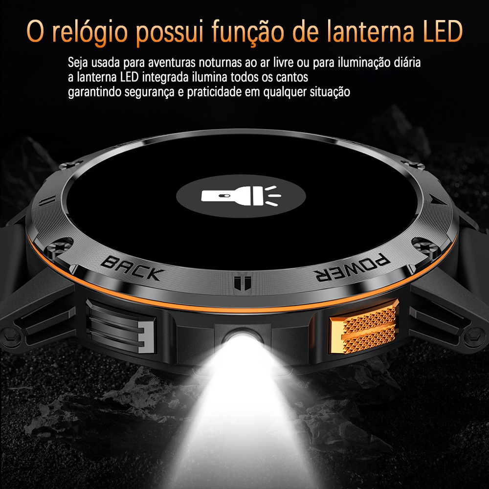 FILIEKEU smartwatch relogio Bússola Lanterna Esportes Ao Ar Livre À Prova D'água relógio inteligente