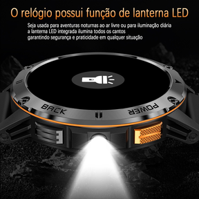 FILIEKEU smartwatch relogio Bússola Lanterna Esportes Ao Ar Livre À Prova D'água relógio inteligente