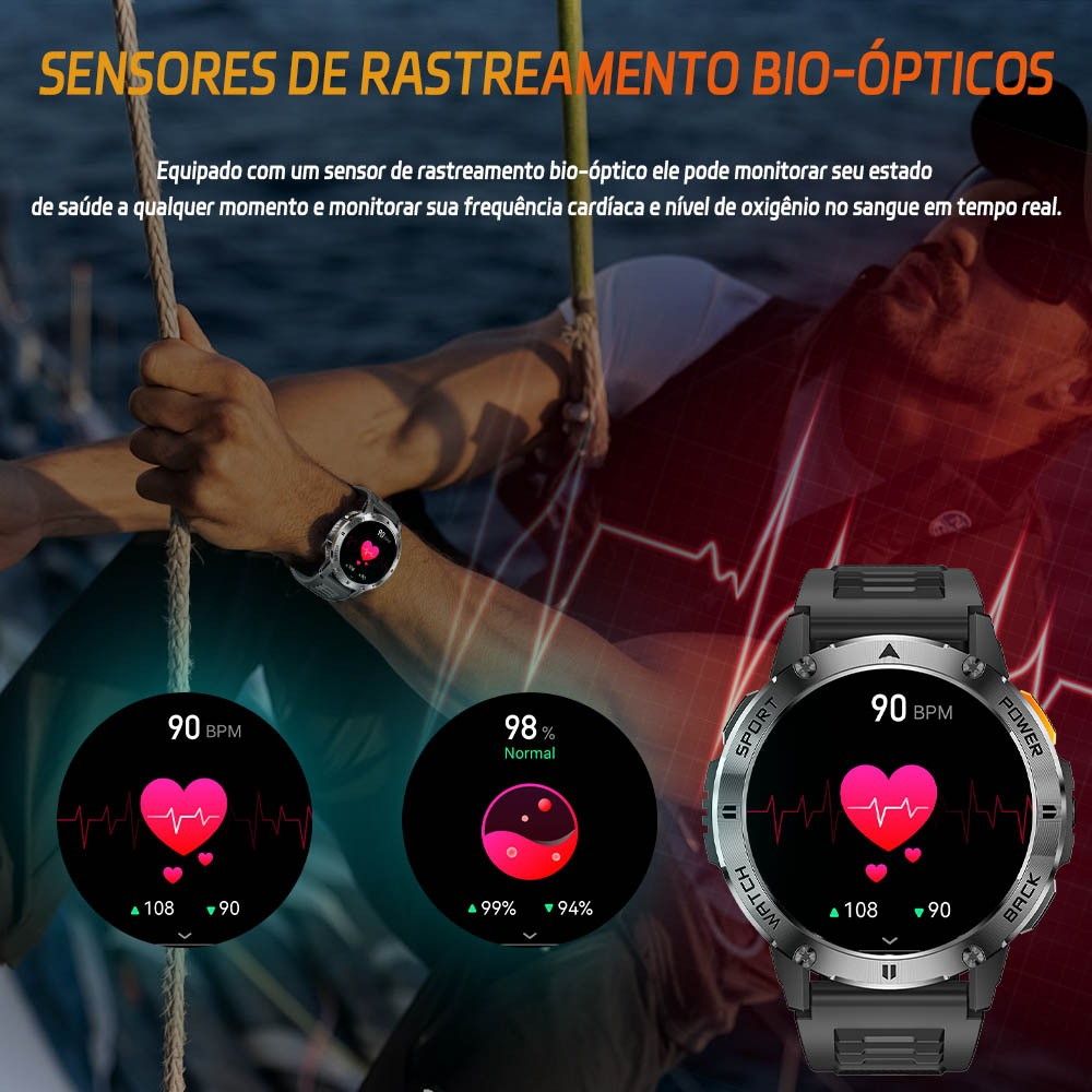 FILIEKEU smartwatch relogio Bússola Lanterna Esportes Ao Ar Livre À Prova D'água relógio inteligente
