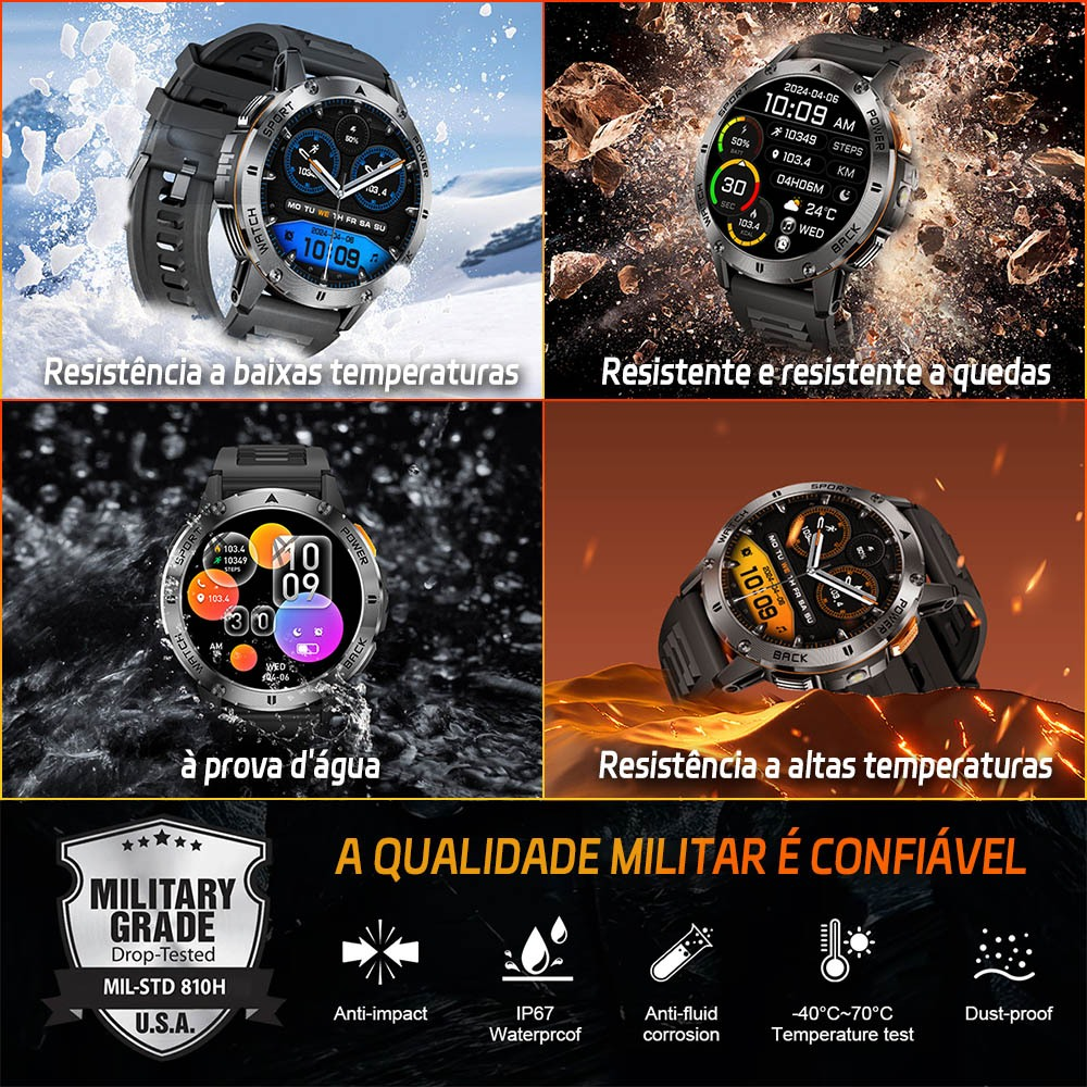 FILIEKEU smartwatch relogio Bússola Lanterna Esportes Ao Ar Livre À Prova D'água relógio inteligente