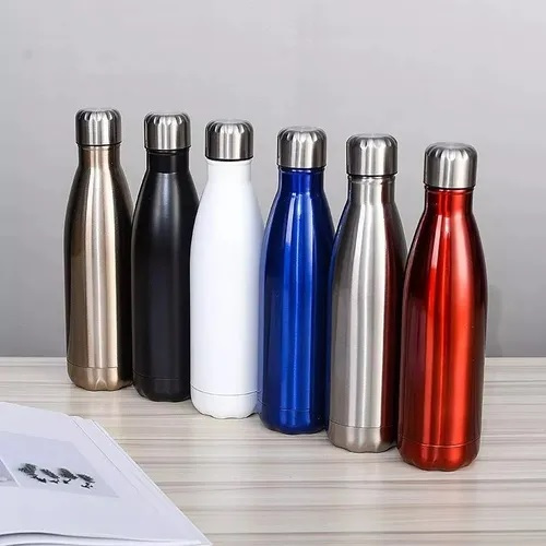 Garrafa Térmica Aço Inox Lisa 500ml Academia Fitness