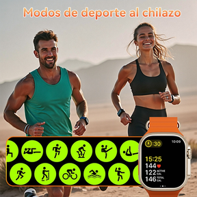Smartwatch 10 Ultra Calculadora Cardíaca Monitoramento Da Frequência Relógio Inteligente