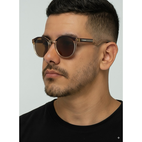 Óculos de Sol Redondo Lente Espelhado Esportivo - Proteção UV400