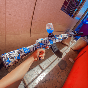 Arminha de Gel Metralhadora Elétrica Grande com Silenciador