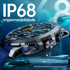 Relógio Smartwatch masculino AINUO N8 relógio inteligente esportivo monitoramento Nfc Android iOS