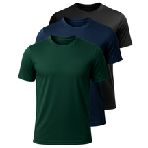 Camiseta Masculina Dry Fit Básica Slim Fit com proteção UV para Treino e Dia a Dia ( ver kits )