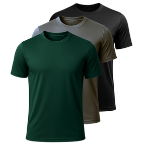 Camiseta Masculina Dry Fit Básica Slim Fit com proteção UV para Treino e Dia a Dia ( ver kits )