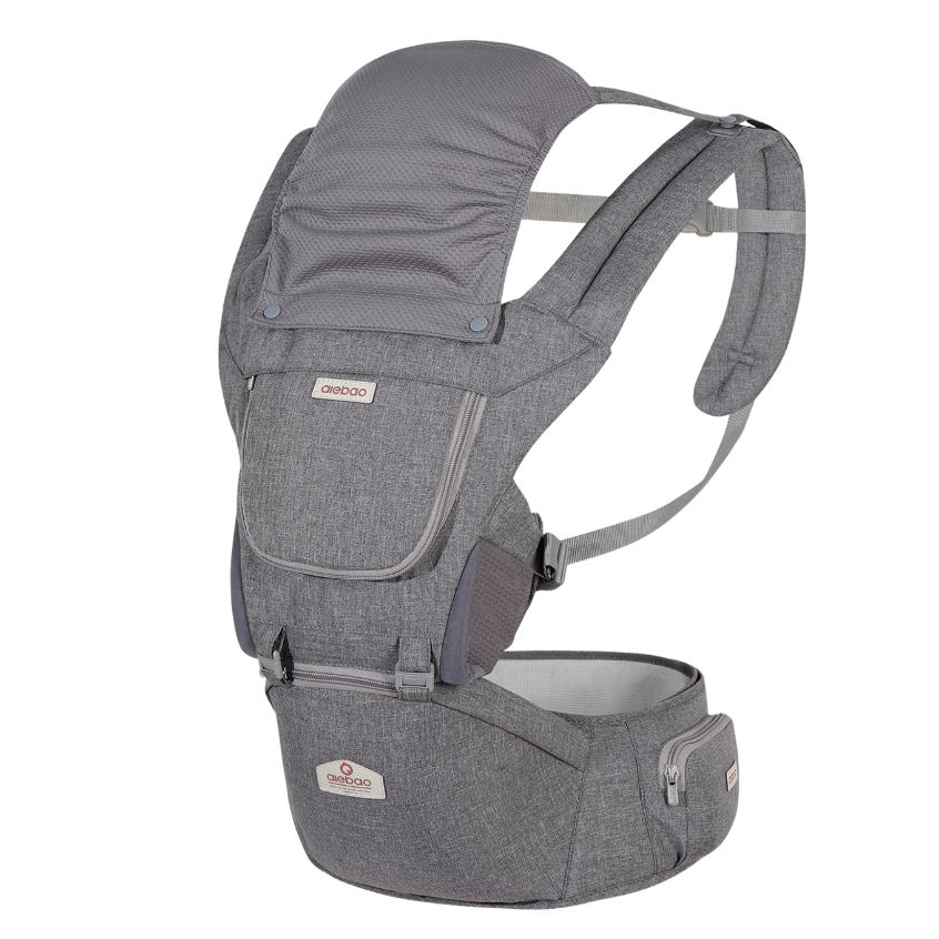 Bolsa Canguru Ergonômico Exclusive Protetor de Sol com Assento Bolsos Ajustável Aiebao