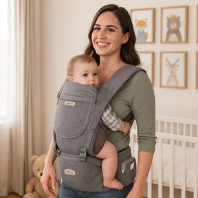 Bolsa Canguru Ergonômico Exclusive Protetor de Sol com Assento Bolsos Ajustável Aiebao