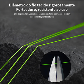 KIT 2 500M Mordida Previne Linha De Pesca Trançada 4 Fios Fio Trançado Multifilamento Para De Carpa/Japonês/PE