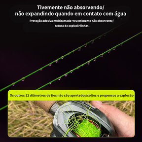 KIT 2 500M Mordida Previne Linha De Pesca Trançada 4 Fios Fio Trançado Multifilamento Para De Carpa/Japonês/PE