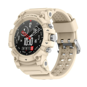Smartwatch Redondo Peje G01C Masculino Militar Prova D'agua Gps 3000Mah Notificação Strava