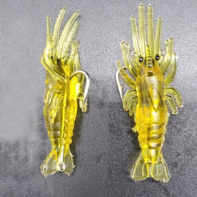 Iscas Artificiais Camarão Aromatizadas - Pintado, Robalo, Pacu, Corvina - Pesca Maritima e Agua doce