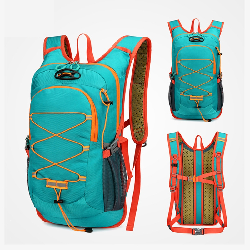 Mochila Multifuncional para Aventuras ao Ar Livre，Material À Prova D'Água，com Suporte para Capacete