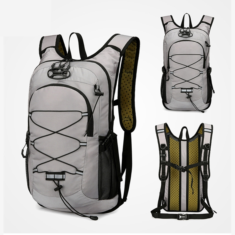 Mochila Multifuncional para Aventuras ao Ar Livre，Material À Prova D'Água，com Suporte para Capacete