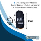 Isolante Térmico + Saco De Dormir 15oc Camping Viagem Trilha