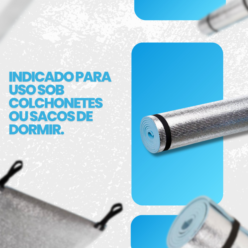 Colchonete Isolante Termico Eva Camping Aventura Guepardo