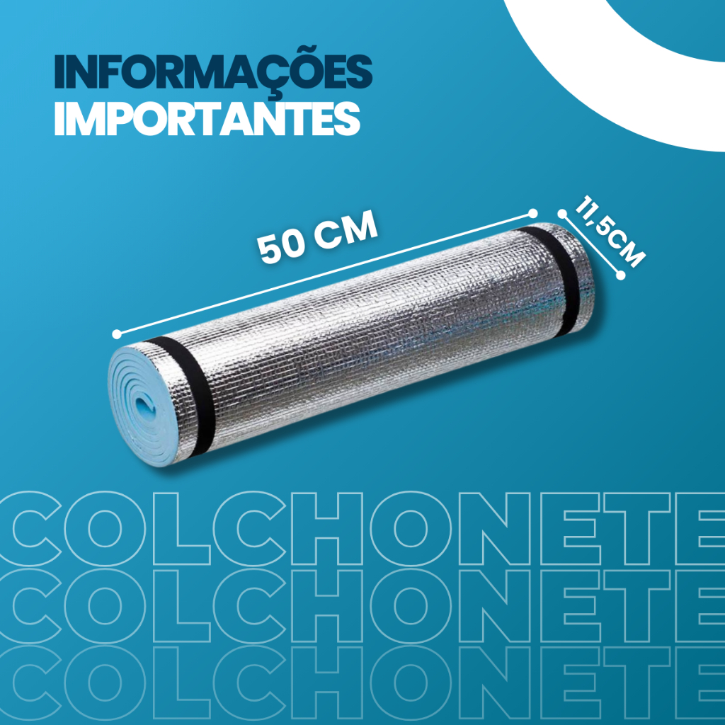 Colchonete Isolante Termico Eva Camping Aventura Guepardo