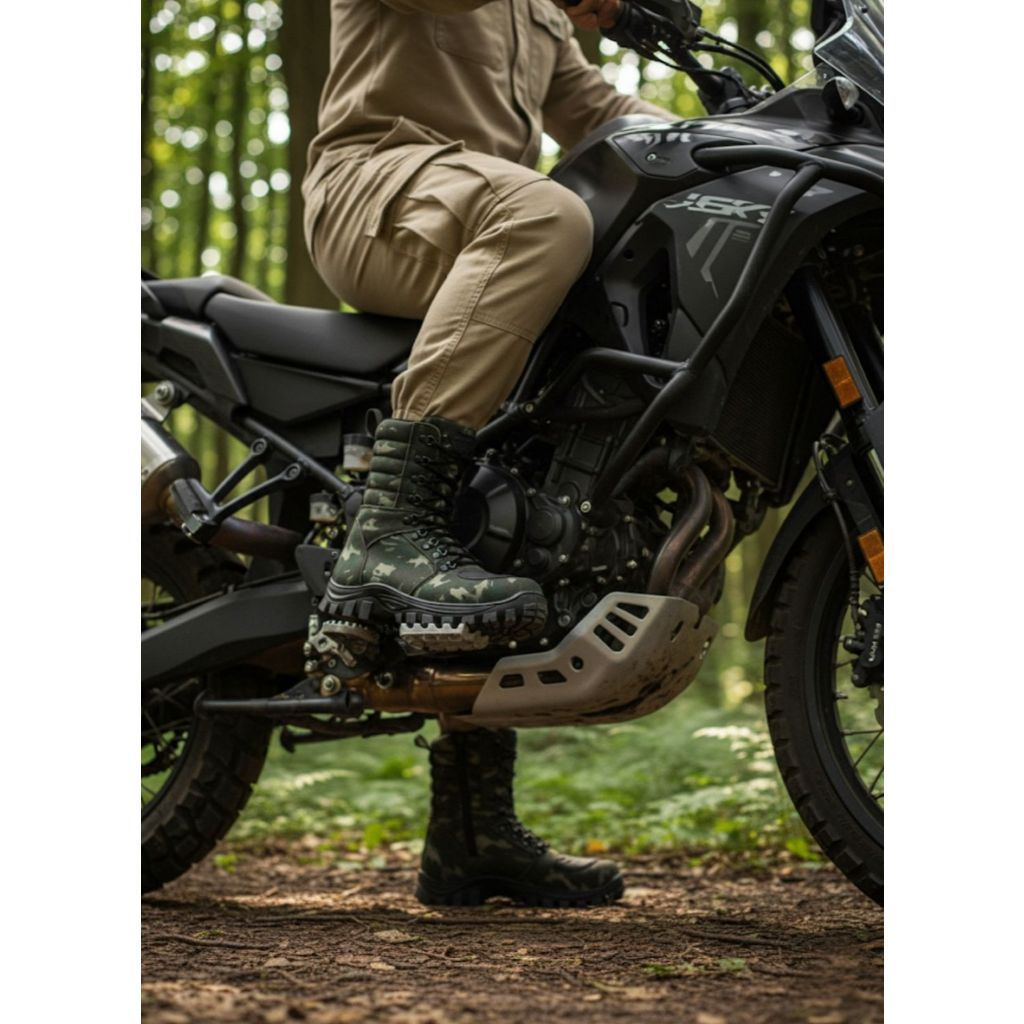 Bota camuflada caça e pesca lançamento militar