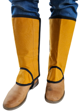 Par de Perneira De Lona Resistente Pernera Camuflada Proteção Trabalho Roça Montaria Impermeável