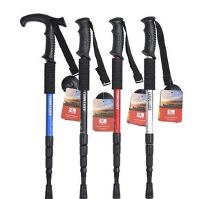 Bengala Bastão Para Caminhada Trilha Trekking Ajustável em Alumínio