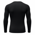 Kit 2 Camisetas Compressão Manga Longa Heróis Batman e Homem Aranha Camisa Proteção UV Masculina