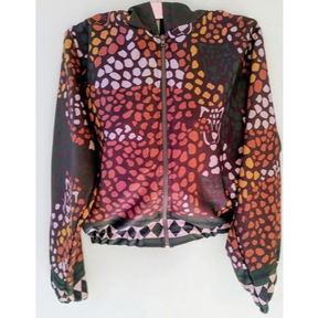 Jaqueta Corta Vento Feminina Inspiração Impermeável com capuz e bolso