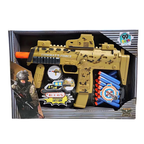 Kit de Arminhas Militares de Brinquedo Infantil Lança dardo- Desert War - 99 Toys