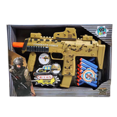 Kit de Arminhas Militares de Brinquedo Infantil Lança dardo- Desert War - 99 Toys