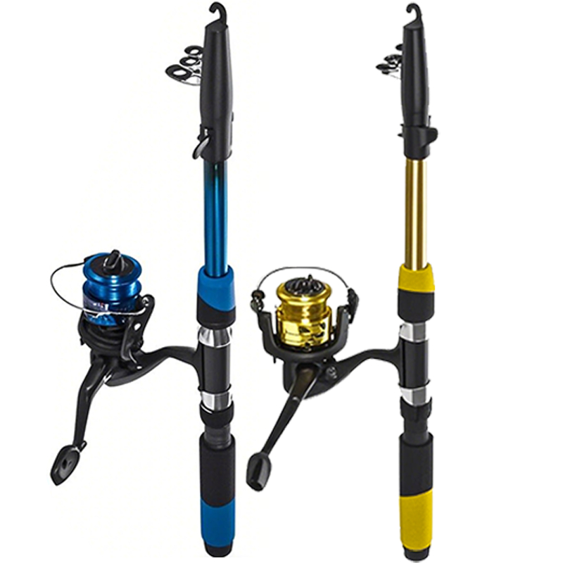 Kit 2 Vara De Pesca 60-120lbs Completa Com Molinete Esportiva Ao Ar Livre Robalo Portátil Com Linha