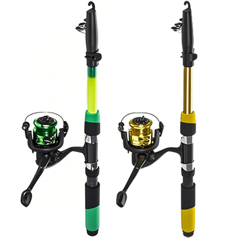 Kit 2 Vara De Pesca 60-120lbs Completa Com Molinete Esportiva Ao Ar Livre Robalo Portátil Com Linha