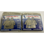 Capa de Chuva Resistente Descartavel – Tamanho Único - Proteção Chuva - Protetor Impermeável - Kit Capa de Chuva