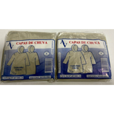 Capa de Chuva Resistente Descartavel – Tamanho Único - Proteção Chuva - Protetor Impermeável - Kit Capa de Chuva
