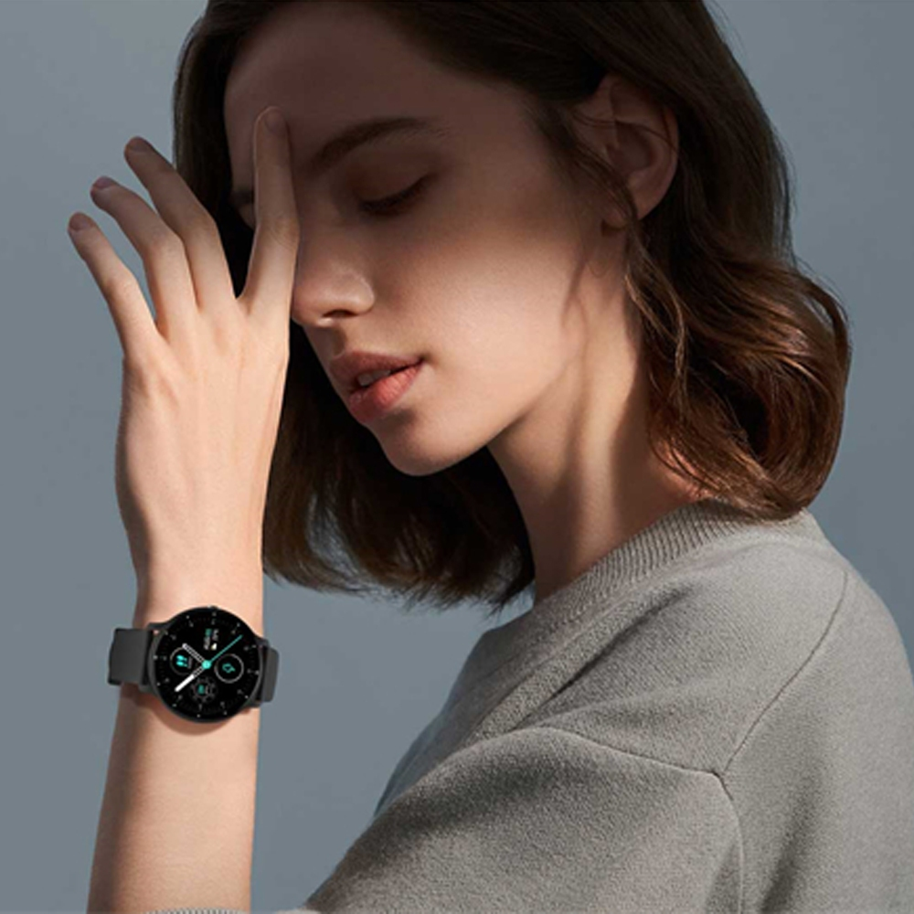 Smartwatch 1.28 Polegada Tela De Toque Completa Modo Esportivo Freqüência Cardíaca Movimento Pista Relógio Android IOS E