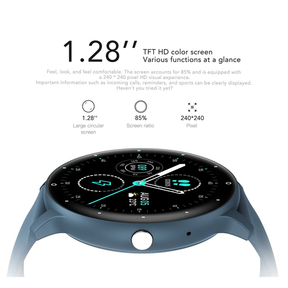 Smartwatch 1.28 Polegada Tela De Toque Completa Modo Esportivo Freqüência Cardíaca Movimento Pista Relógio Android IOS E